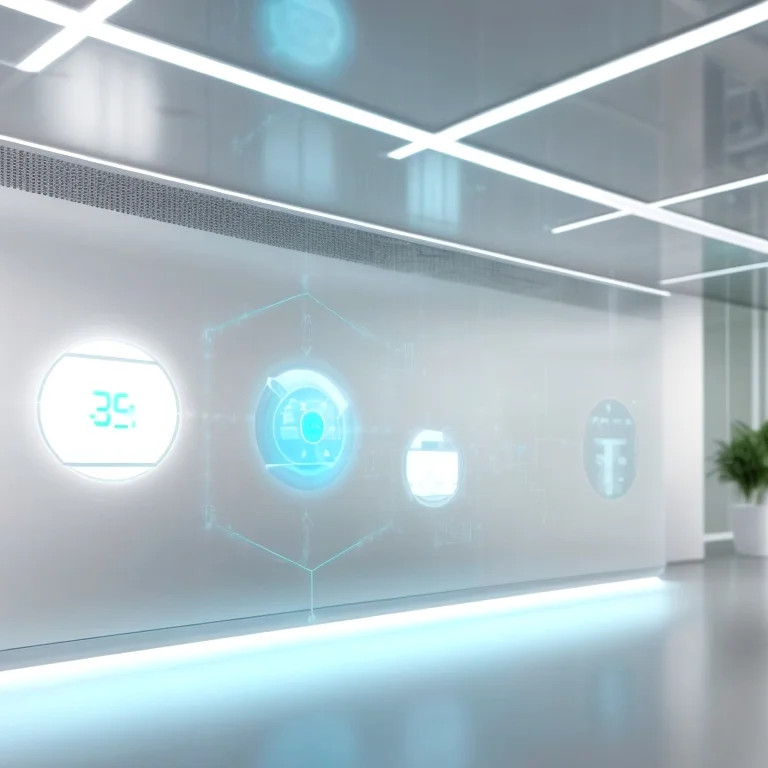 Modernes Klimagerät für Wohnbereiche